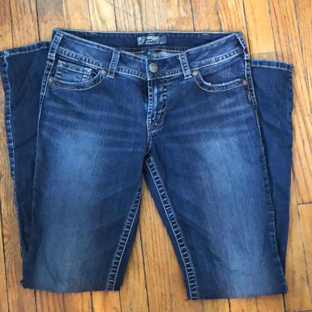 Silver jeans